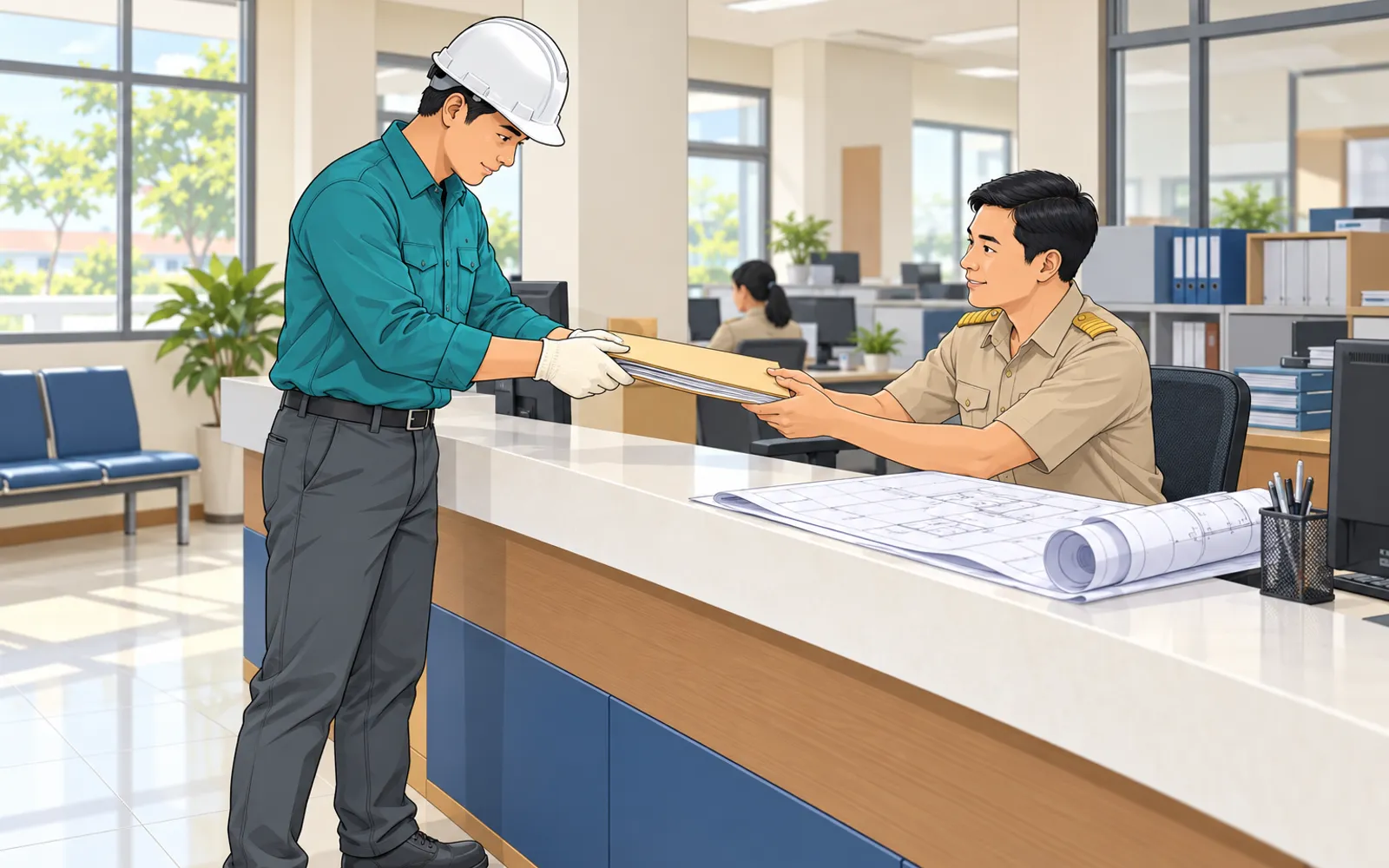 ทำเรื่องขออนุญาตก่อสร้าง