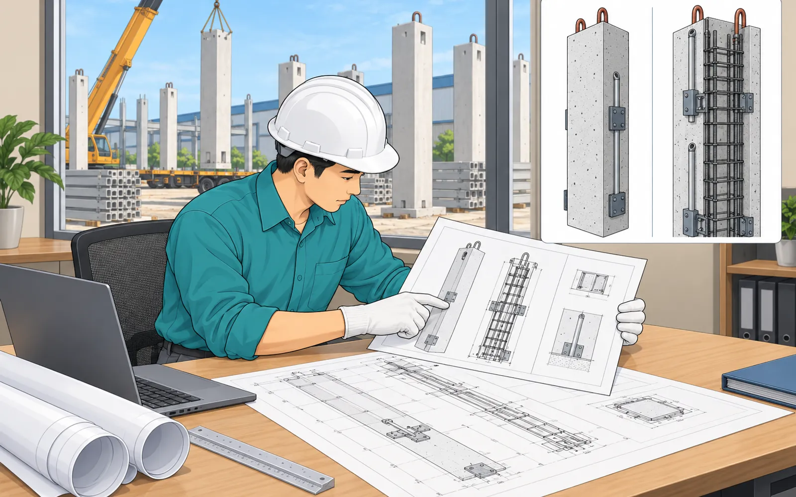 ล็อกแบบและ Shop Drawing ก่อนสั่งผลิตชิ้นส่วน